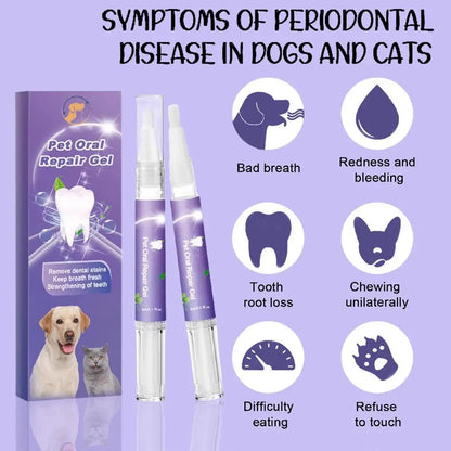 🔥 Kupite 1 – Drugi s 50% popusta!🦷🐾 Pet Oral Repair Gel – Prirodna dentalna njega za pse i mačke