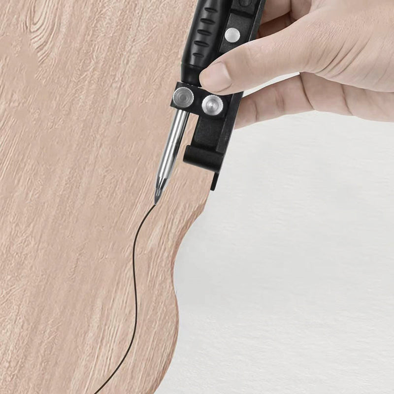 Multifunctional Adjustable Marking Tool – Precision Aluminum Alloy Measuring Tool for Woodworking & DIY Projects