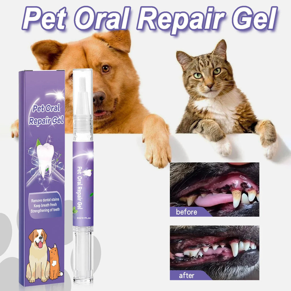🔥 Kupite 1 – Drugi s 50% popusta!🦷🐾 Pet Oral Repair Gel – Prirodna dentalna njega za pse i mačke