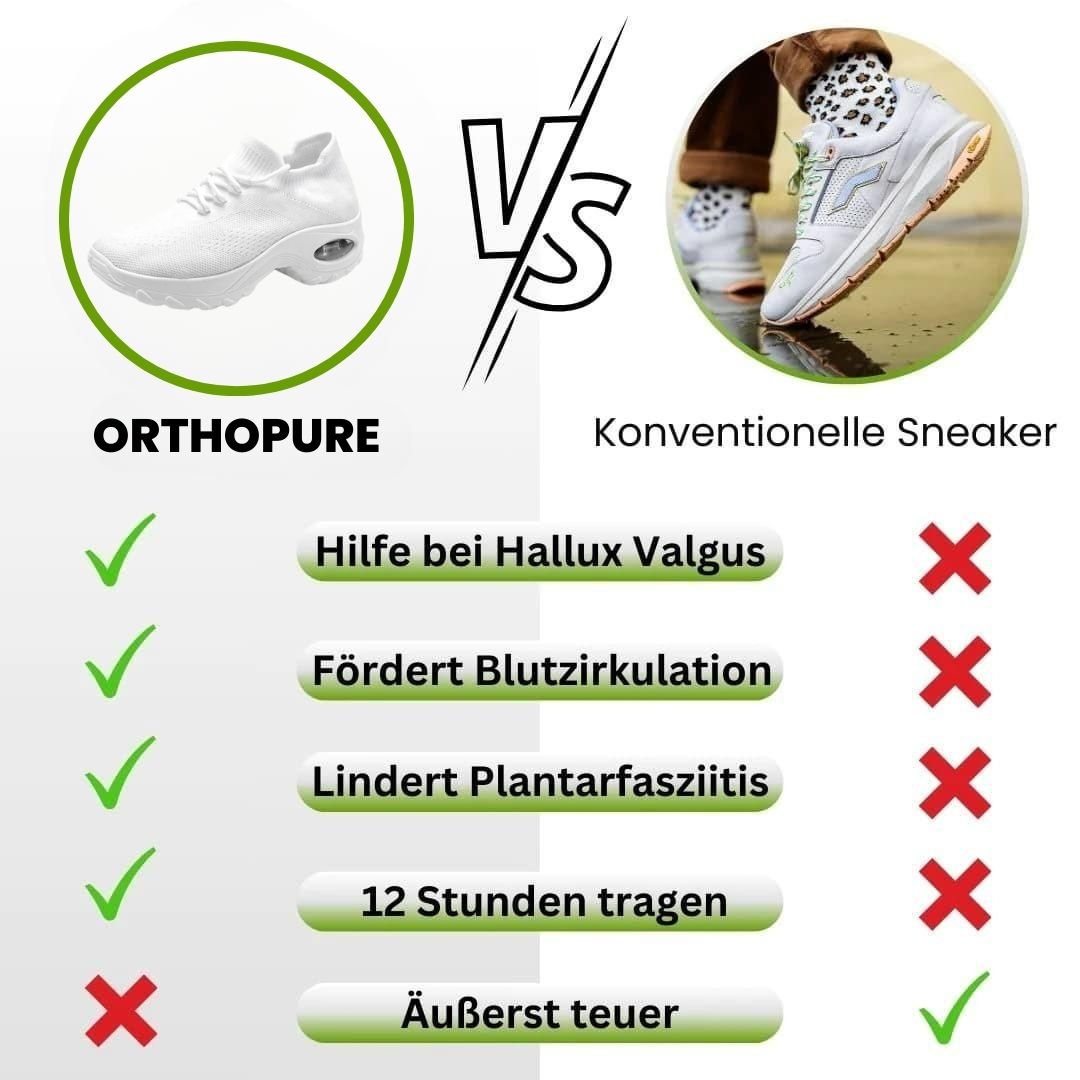 OrthoPure - Damen ergonomisch schmerzlindernde Schuhe