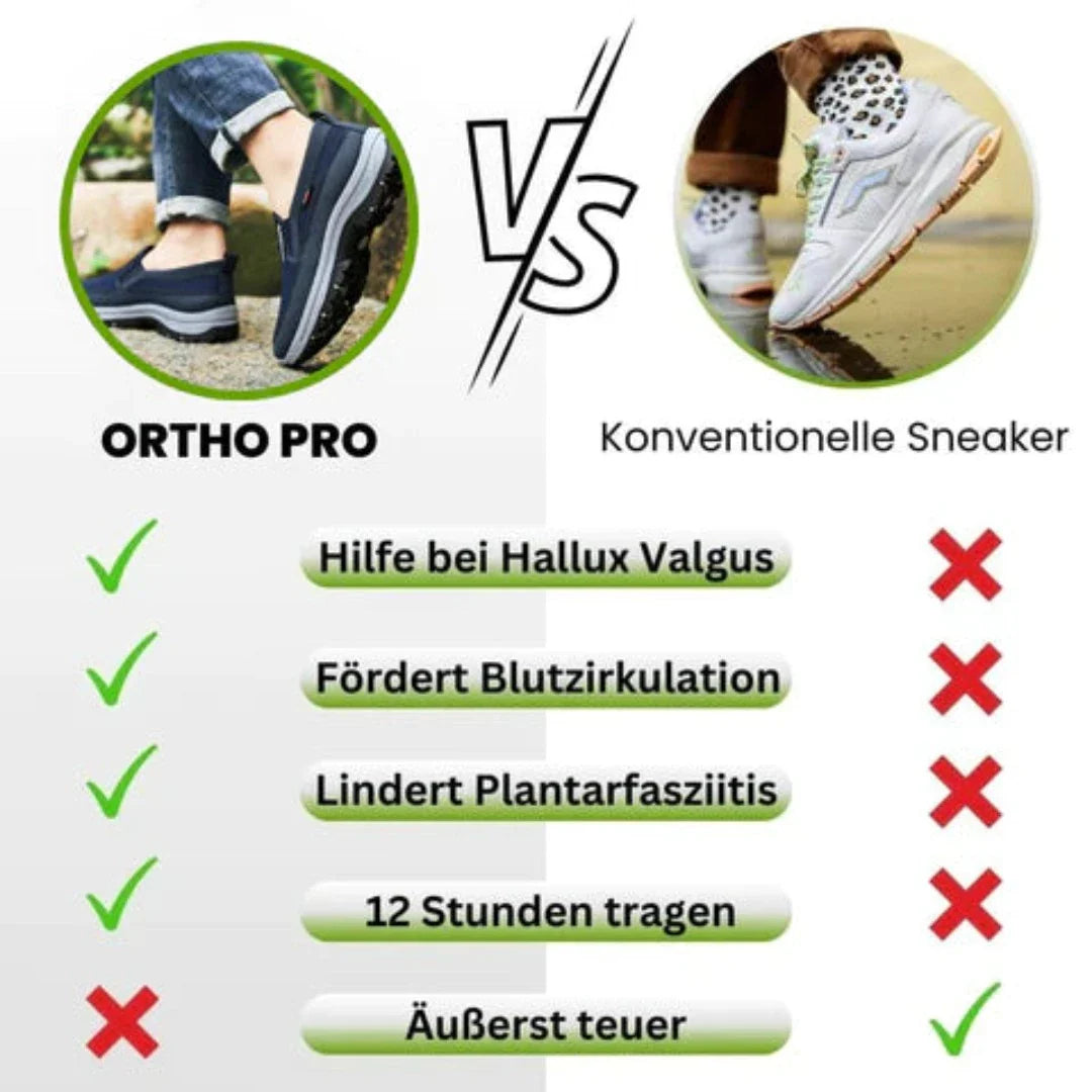 Ortho Pro - ergonomischer schmerzlindernder Komfortschuh