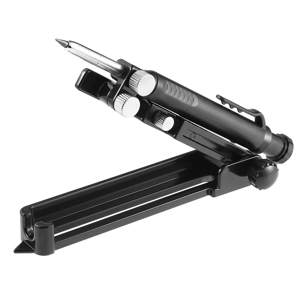 Multifunctional Adjustable Marking Tool – Precision Aluminum Alloy Measuring Tool for Woodworking & DIY Projects