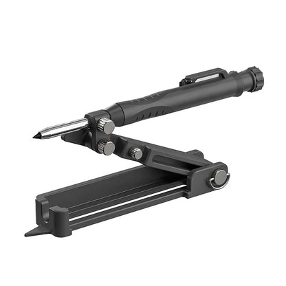 Multifunctional Adjustable Marking Tool – Precision Aluminum Alloy Measuring Tool for Woodworking & DIY Projects